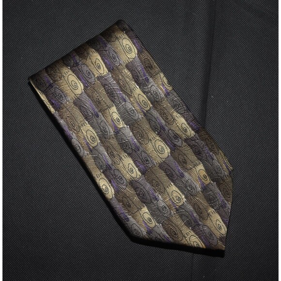 J. Garcia Jerry Garcia Men's Geometric Silk Tie Neck Tie - Picture 1 of 7